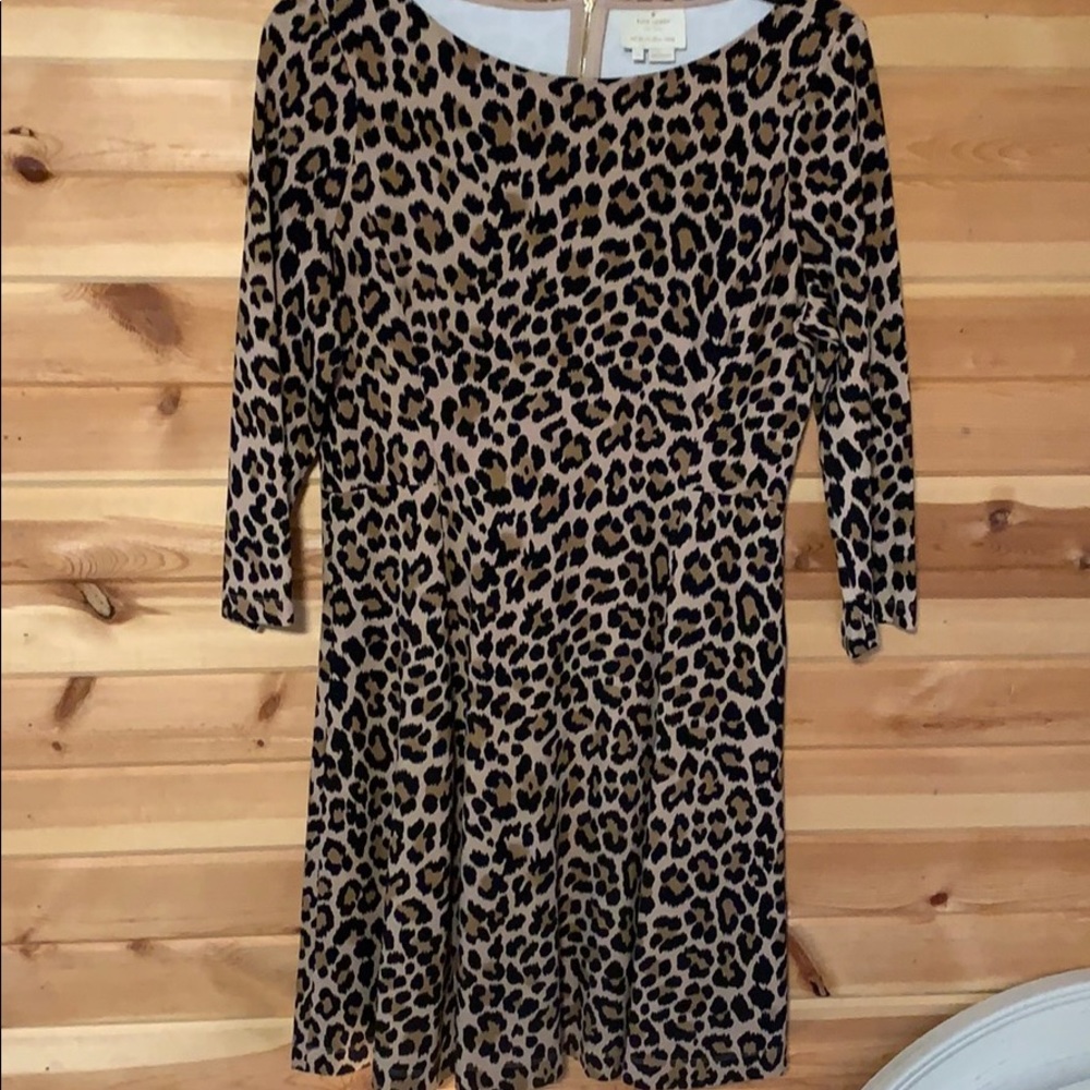 Kate Spade Leopard Ponte Dress